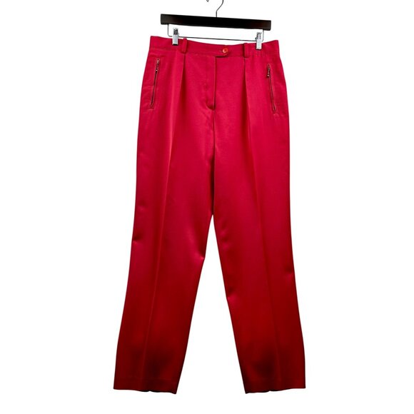 ESCADA by MARGARETHA LEY Pants - Vintage Escada by Margaretha Ley Wool Designer Trousers Made in Germany Hot Pink